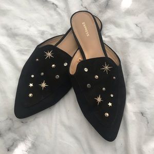 EXPRESS embellished mules 💫